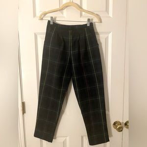 Urban Renewal High Waisted Plaid Pants. Size XS.